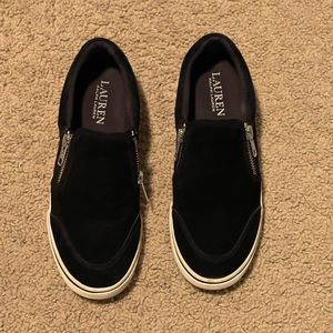Ralph Lauren Black Slides 5.5